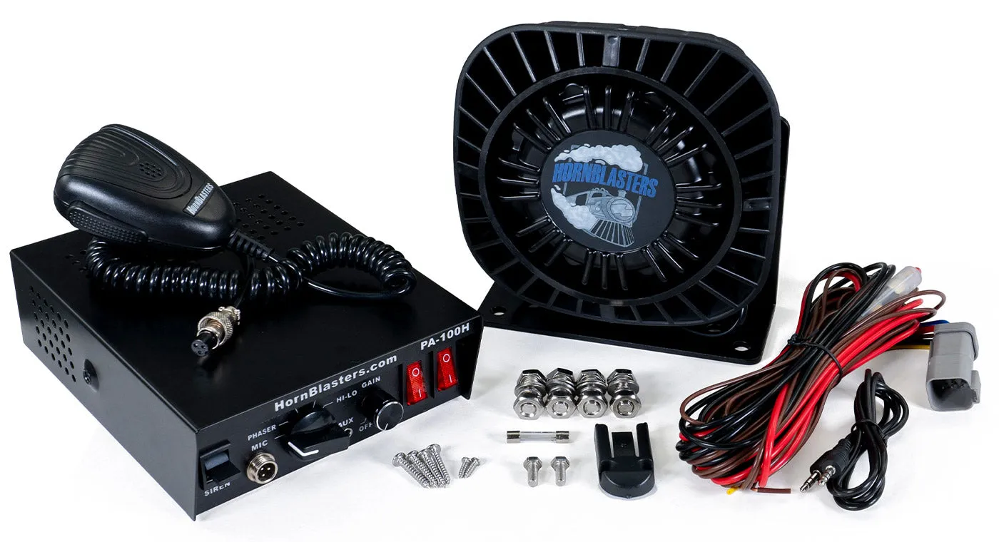 100 Watt Public Address with Sirens (Gen 3)