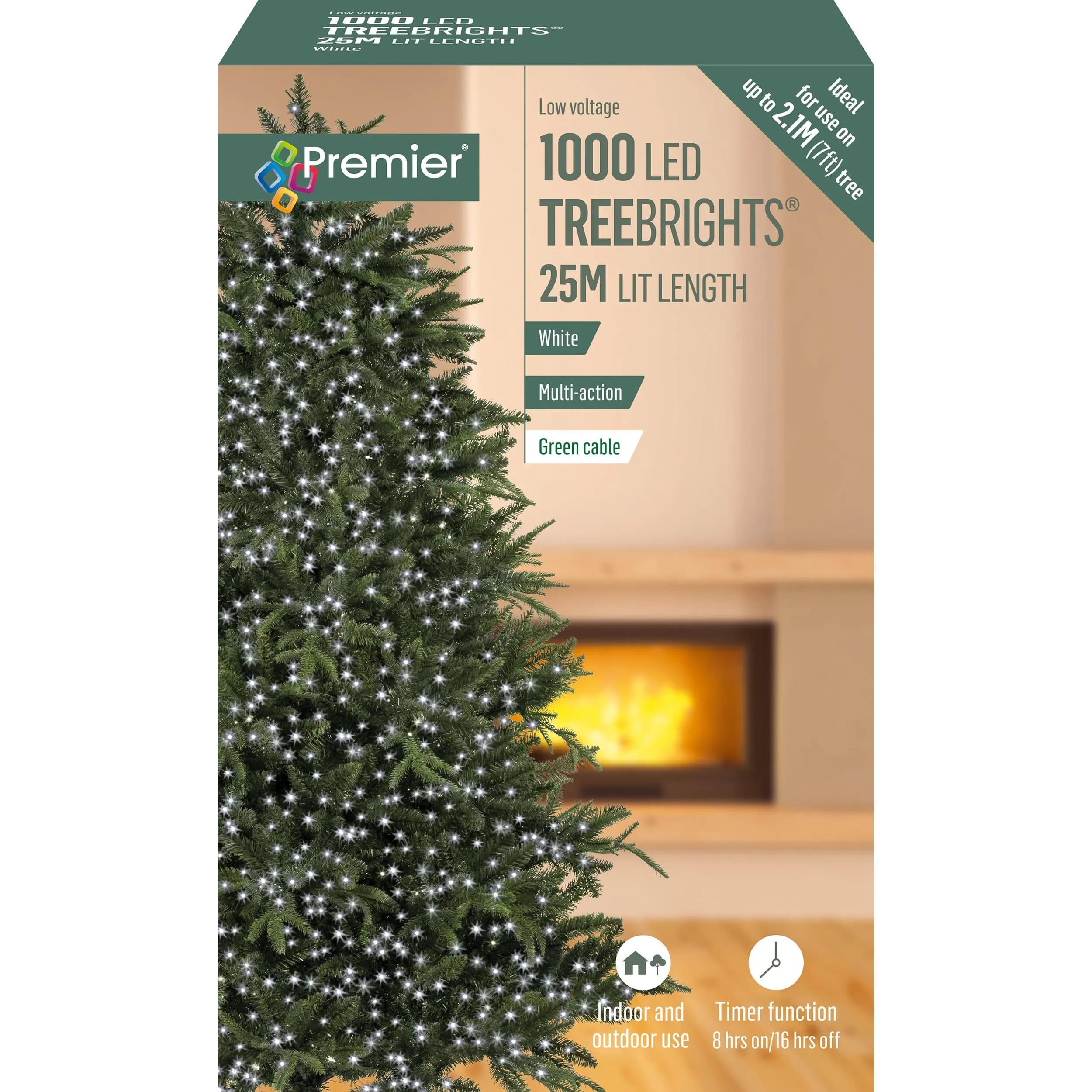 1000 LED Cool White Treebright Lights
