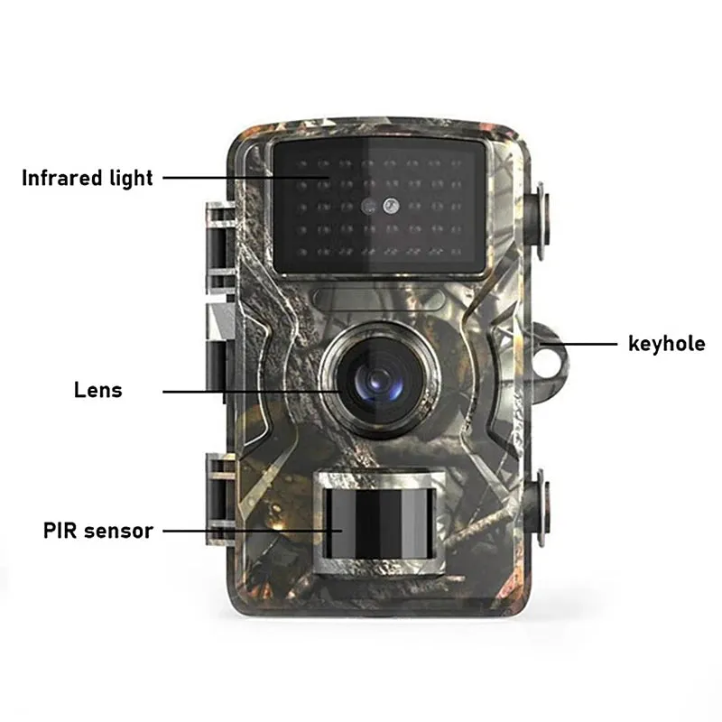 12MP 1080P Trail Hunting Camera Wildcamera Wild Surveillance 2''  TFT Night Vision Wildlife Scouting Cameras Photo Traps Track