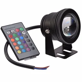 12V 10W RGB Outdoor 16 Colors LED Underwater Fountain Light Swimming Pool Pond Fish Tank Aquarium LED Light Lamp IP68 Waterproof
