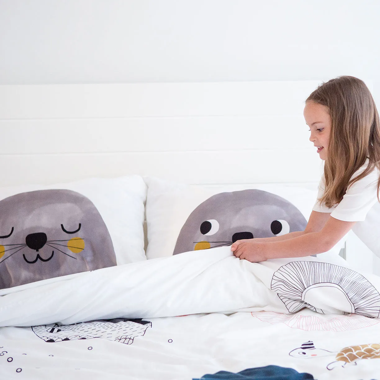 2-pack Seal Standard Size Pillowcases