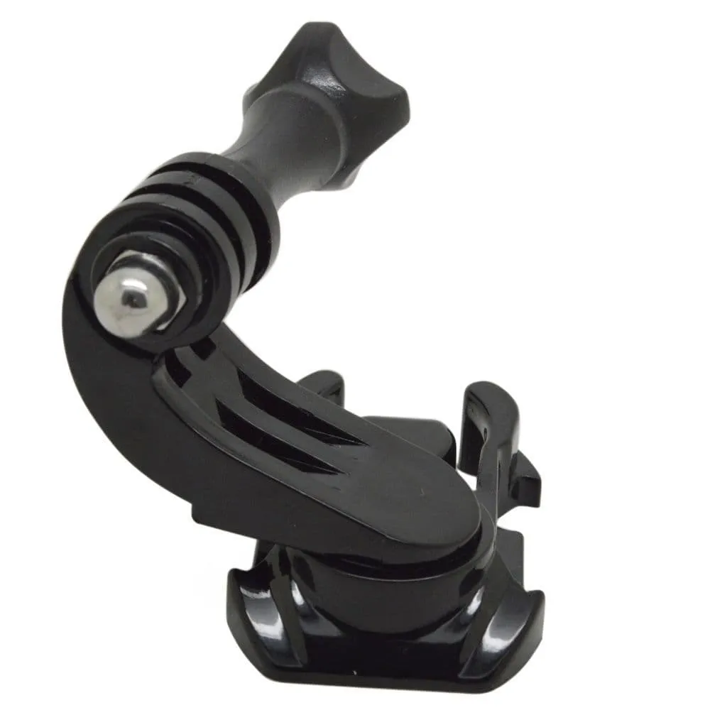 360° Rotatable J Hook Rotation Turntable Quick Release Buckle Mount for GoPro 11 10 9 8 7 6 5 4 4k Eken AKASO SJCAM YI and Other Action Cameras