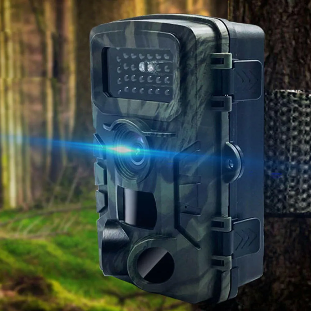 36MP 1080P  Day Night Photo Video Taking Camera Multi-function Outdoor Huntings Animal Observation House Monitoring Camera IP54 Waterproof 2.0 Inch Display 12 Languages with 34 Infrared Lights Camera