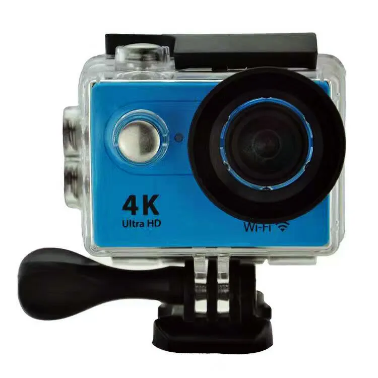 4K Ultra HD 12 Megapixel 170° Wide Angle Lens Action Camera - 1080p Wifi Sports Camera