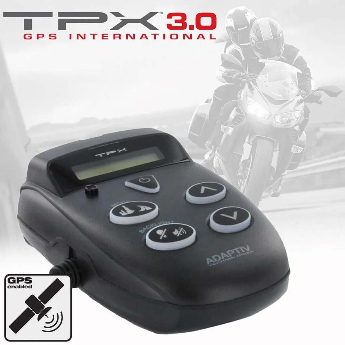 ADAPTIV TPX Radar Detector 3.0 Pro Motorcycle Radar