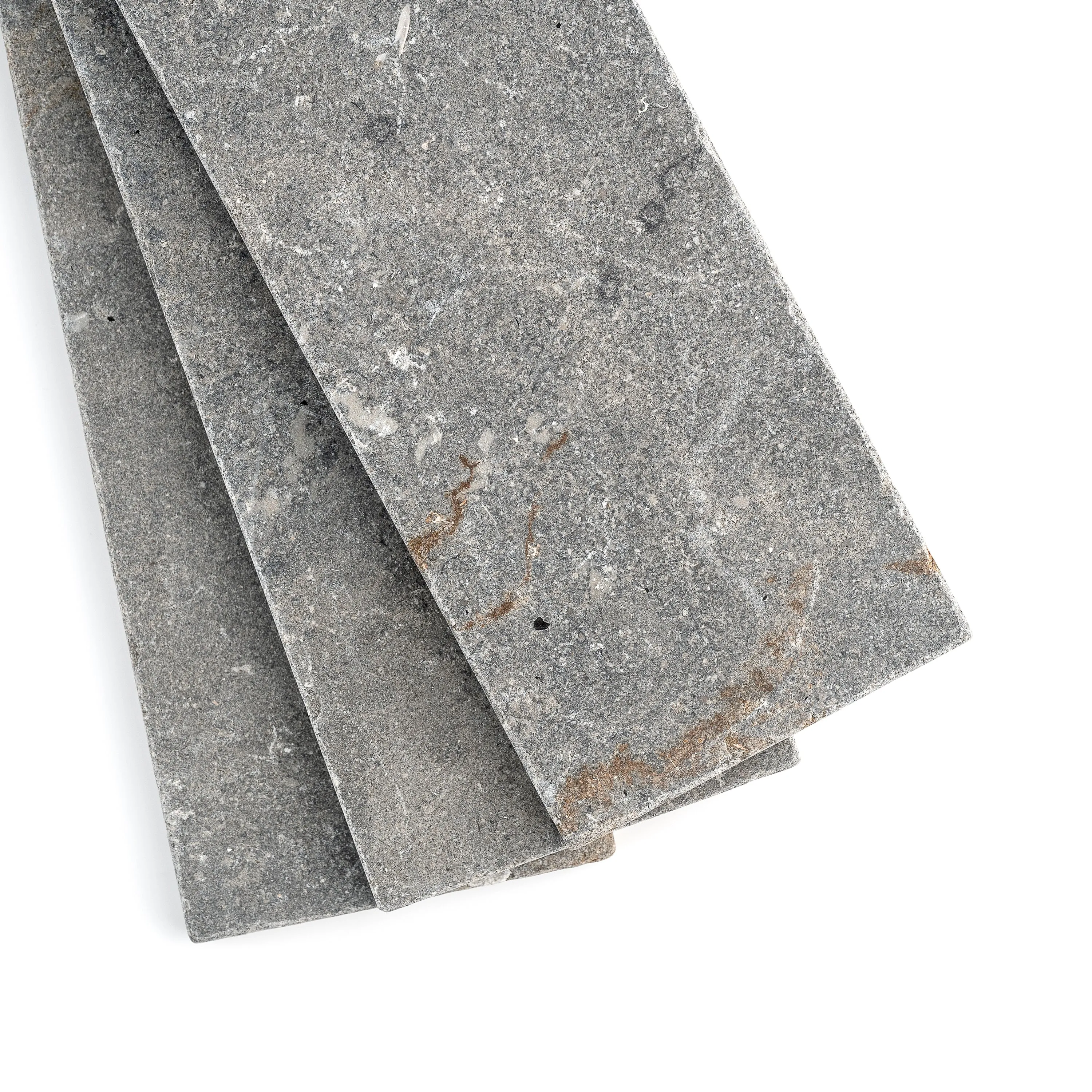 Akal Dark 4x12 Moroccan Limestone | Tumbled & Honed