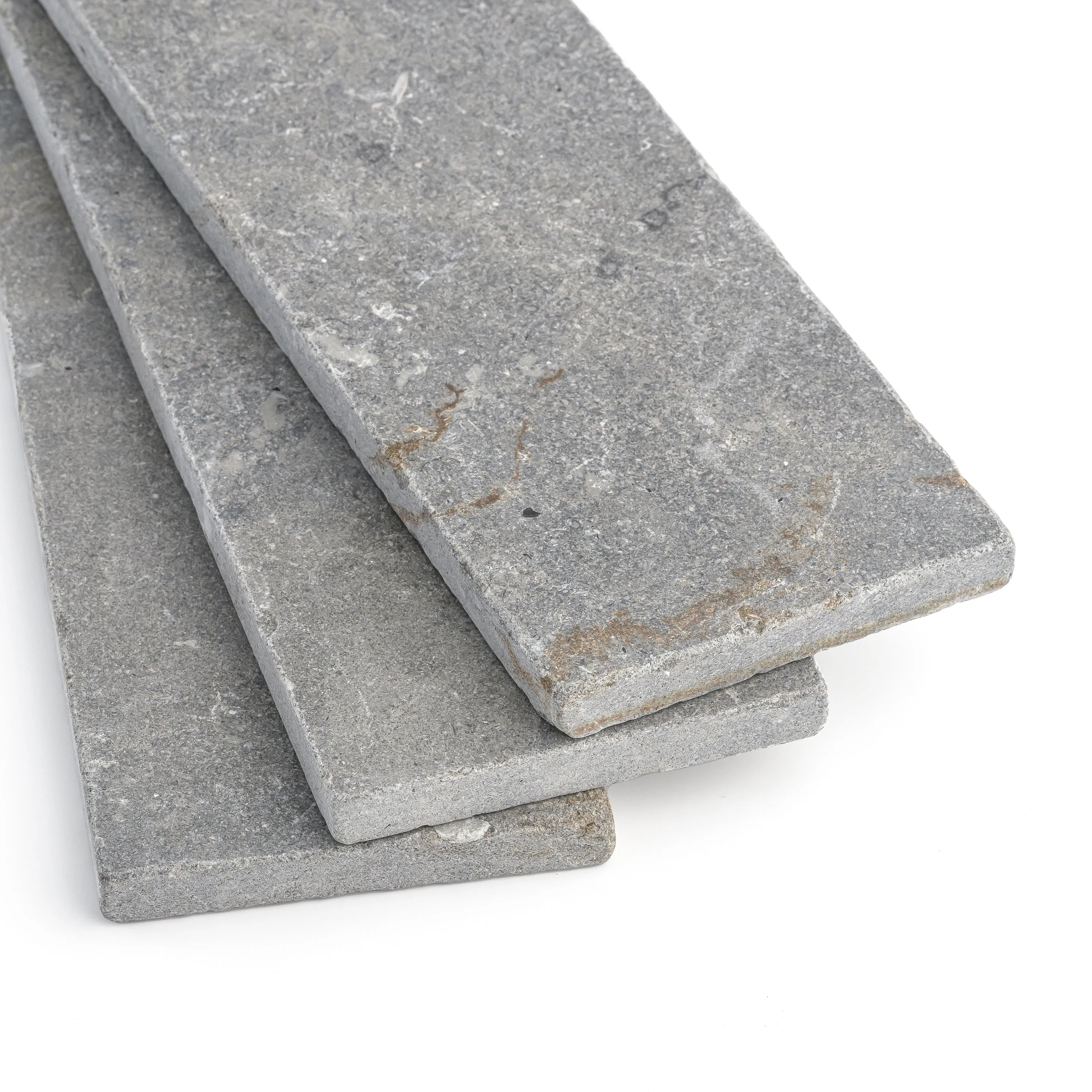 Akal Dark 4x12 Moroccan Limestone | Tumbled & Honed