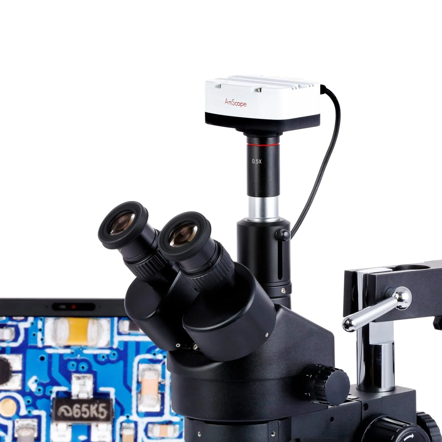 AmScope MA Series 5.0MP USB 2.0 Microscope Camera for Windows in White