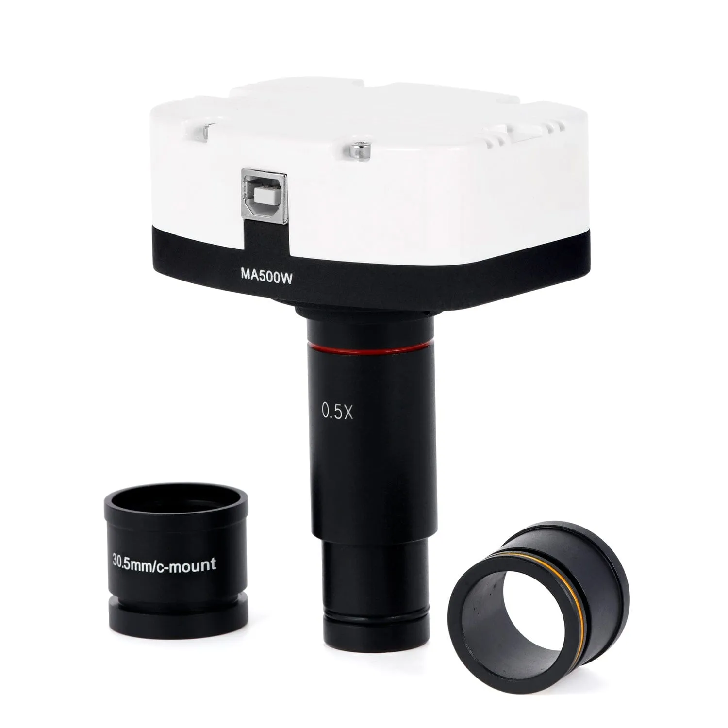 AmScope MA Series 5.0MP USB 2.0 Microscope Camera for Windows in White