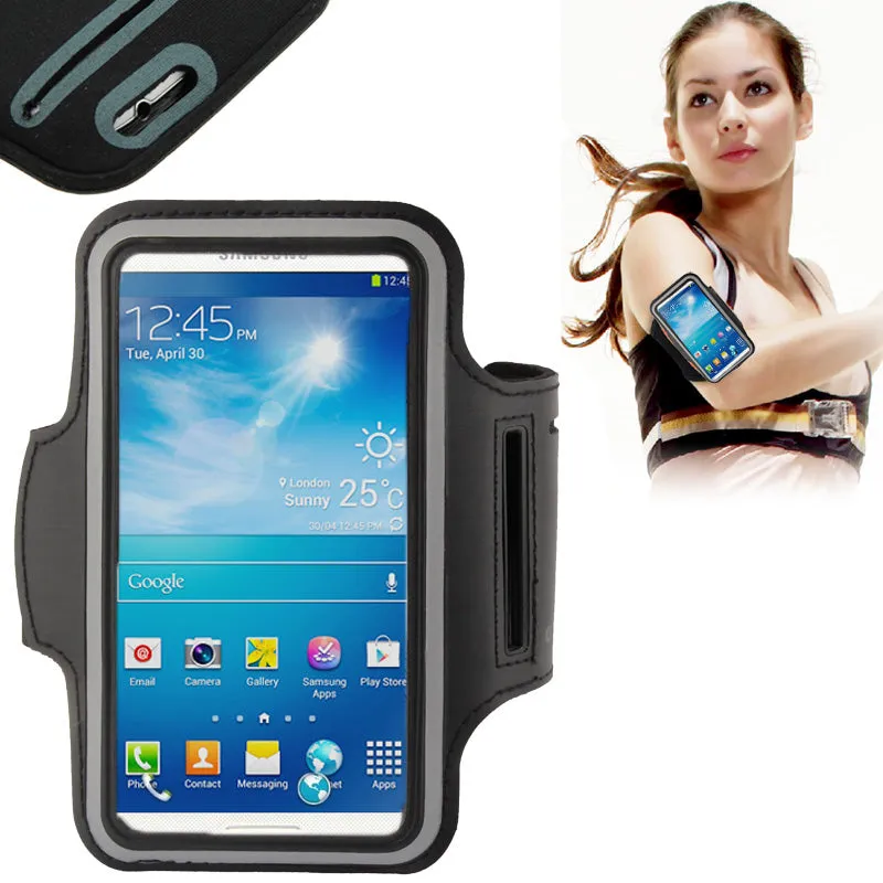 Armband Professional Cover Neoprene Waterproof Wraparound Sport with Buckle for Motorola Moto One Action XT2013-1 (2019) - Black