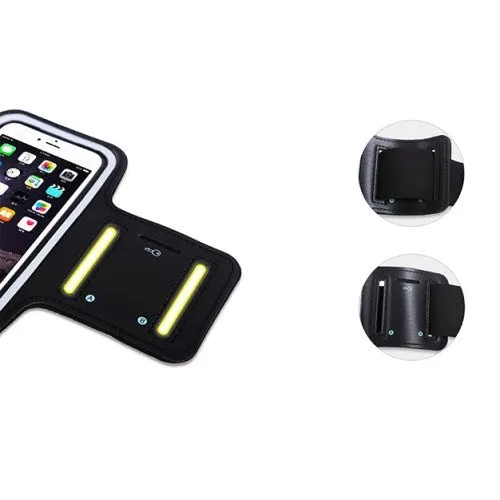 Armband Professional Cover Neoprene Waterproof Wraparound Sport with Buckle for Motorola Moto One Action XT2013-1 (2019) - Black
