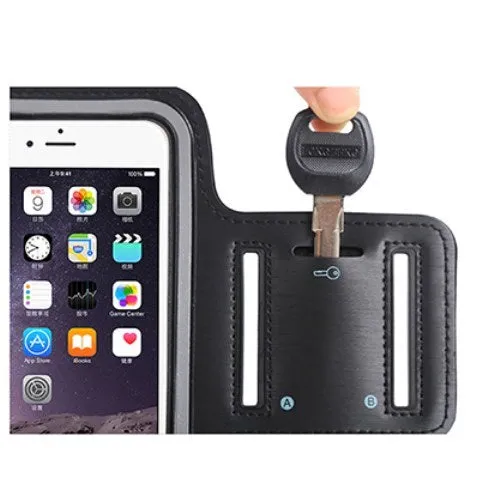 Armband Professional Cover Neoprene Waterproof Wraparound Sport with Buckle for Motorola Moto One Action XT2013-1 (2019) - Black