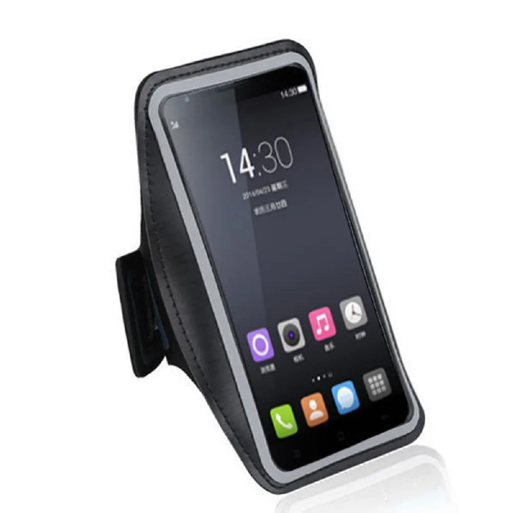 Armband Professional Cover Neoprene Waterproof Wraparound Sport with Buckle for Motorola One Action (2019) - Black