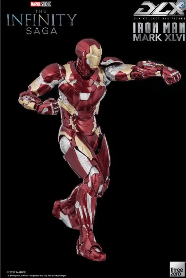 Avengers: Infinity Saga Iron Man Mark 46 DLX 1:12 Scale Action Figure/ Threezero