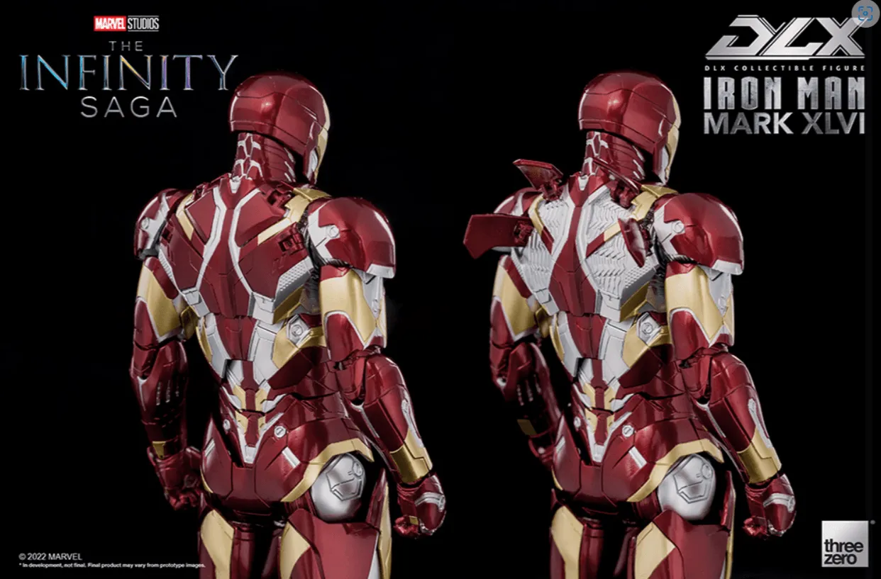 Avengers: Infinity Saga Iron Man Mark 46 DLX 1:12 Scale Action Figure/ Threezero