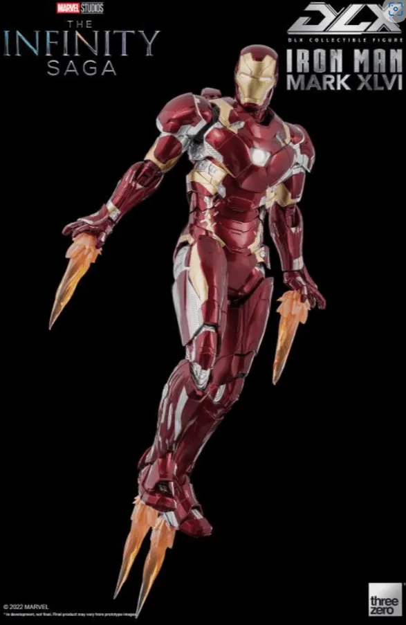Avengers: Infinity Saga Iron Man Mark 46 DLX 1:12 Scale Action Figure/ Threezero