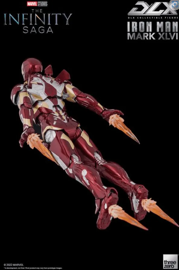 Avengers: Infinity Saga Iron Man Mark 46 DLX 1:12 Scale Action Figure/ Threezero