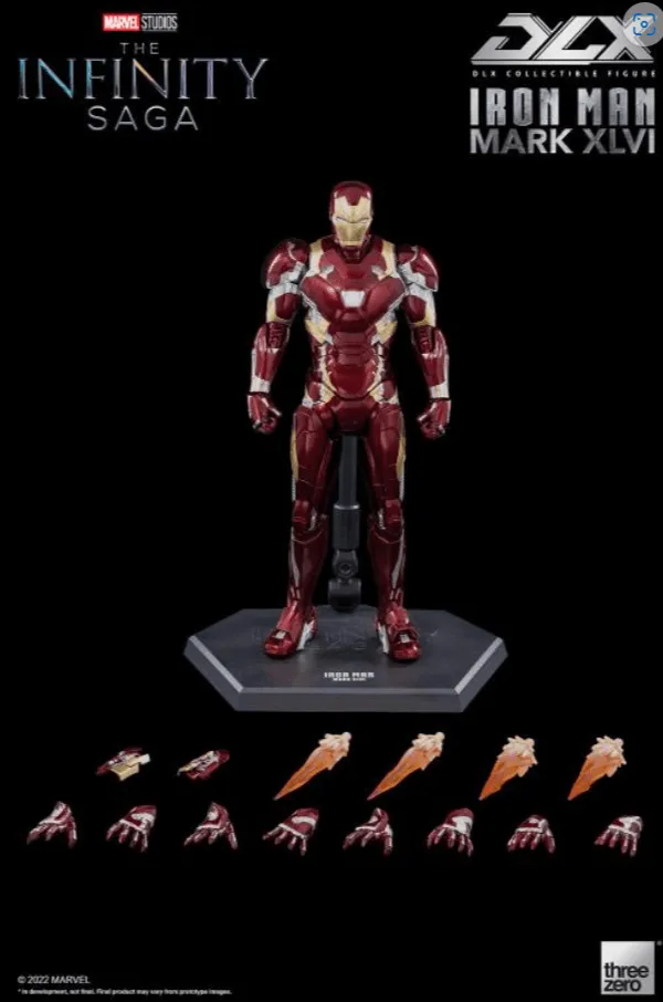 Avengers: Infinity Saga Iron Man Mark 46 DLX 1:12 Scale Action Figure/ Threezero