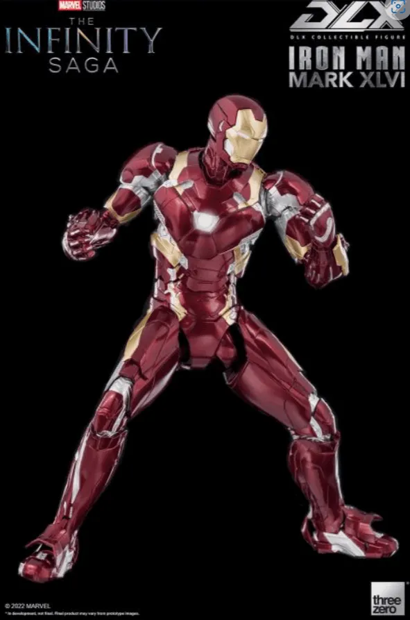 Avengers: Infinity Saga Iron Man Mark 46 DLX 1:12 Scale Action Figure/ Threezero