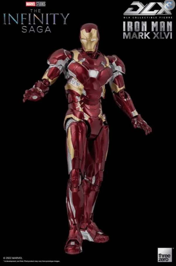 Avengers: Infinity Saga Iron Man Mark 46 DLX 1:12 Scale Action Figure/ Threezero