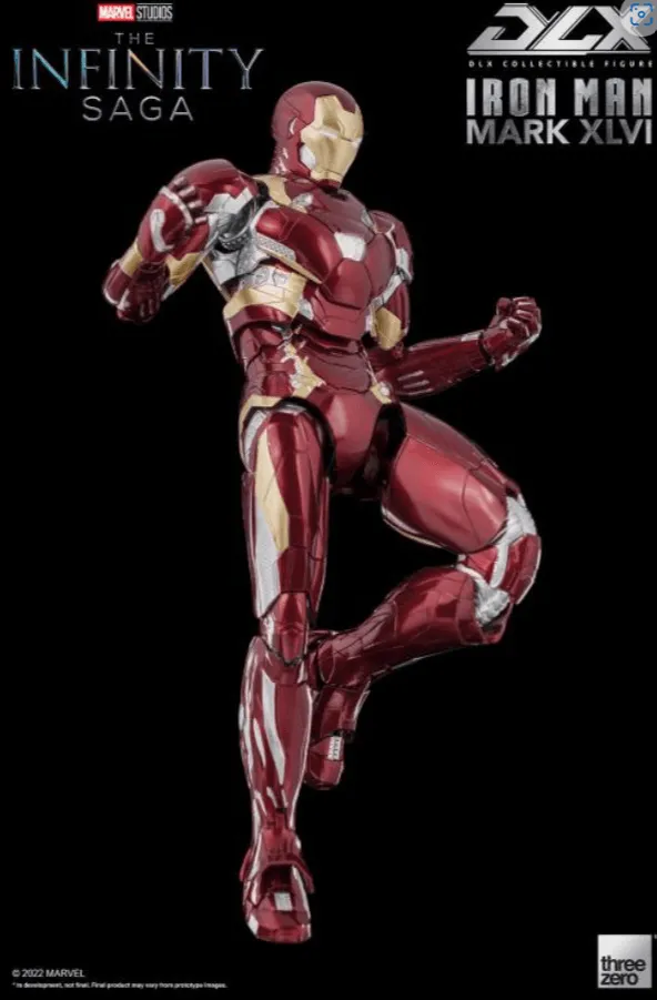 Avengers: Infinity Saga Iron Man Mark 46 DLX 1:12 Scale Action Figure/ Threezero
