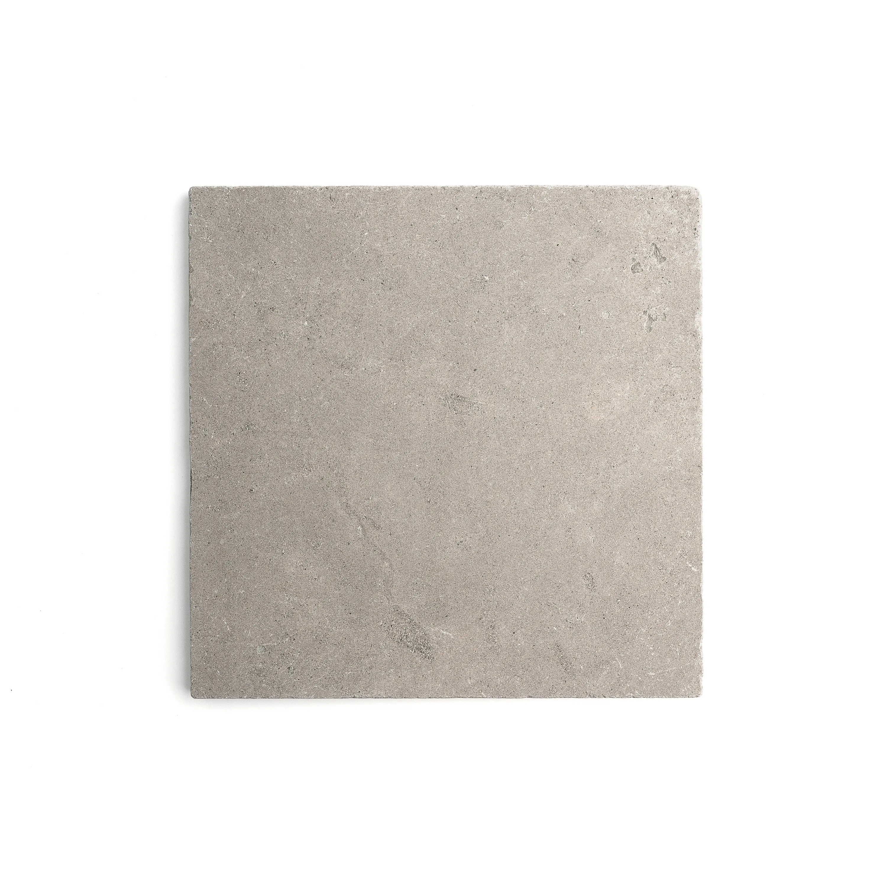 Azru Grey 18x18 Moroccan Limestone | Tumbled & Honed