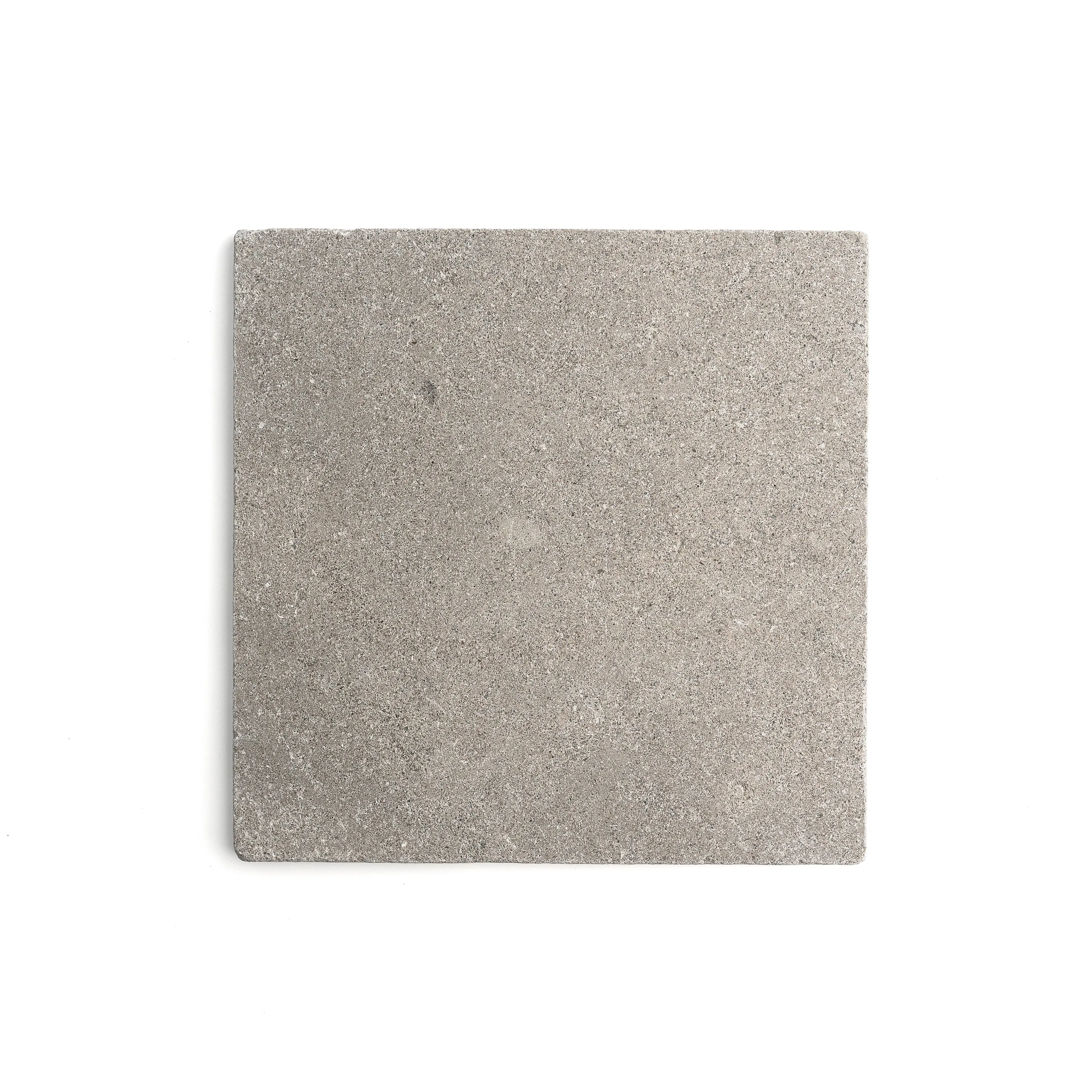 Azru Grey 18x18 Moroccan Limestone | Tumbled & Honed