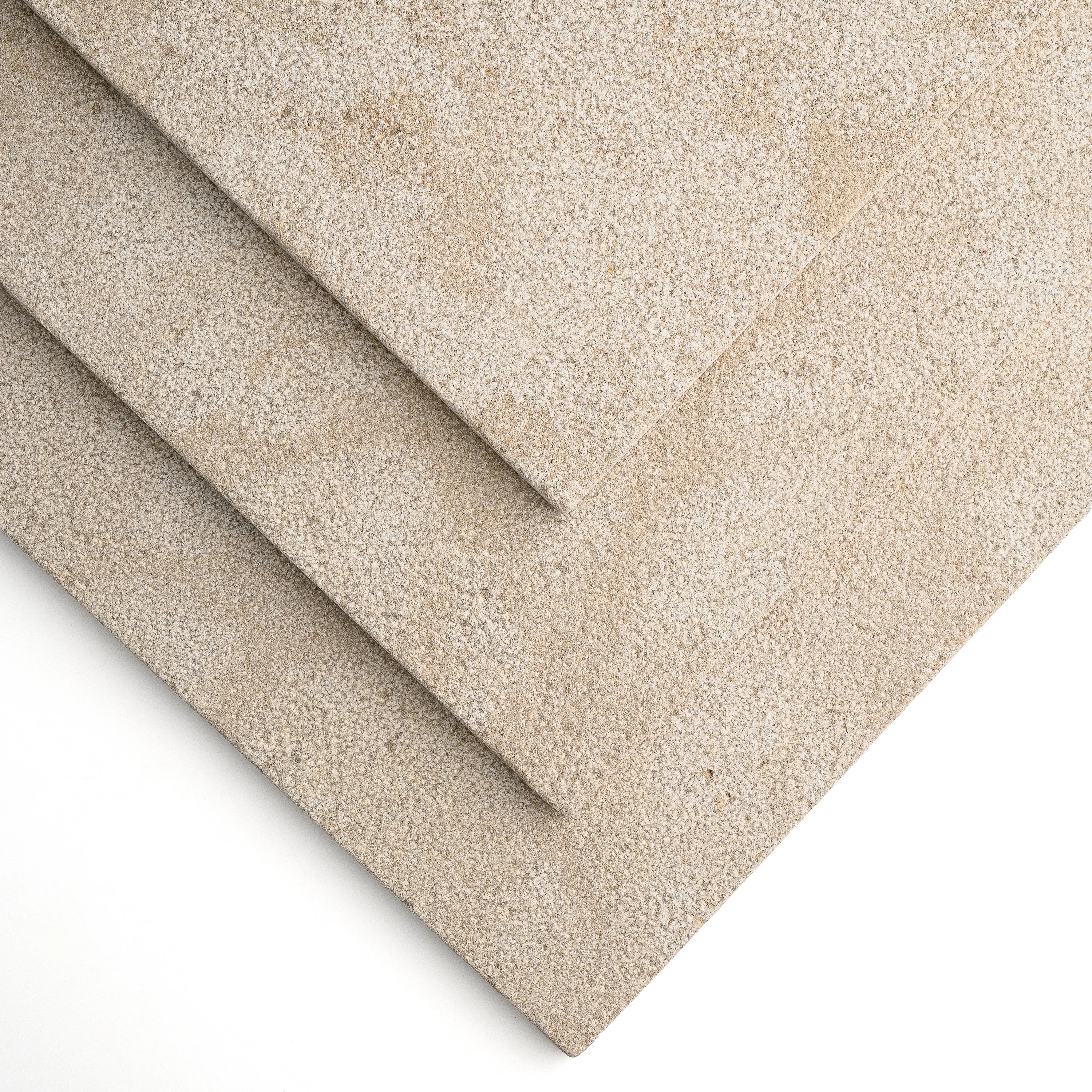 Azru Sand 12x12 Moroccan Limestone | Hammered & Tumbled