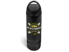 Bandit Stainless Steel Bottle & Bluetooth Speaker - 500ML - Black (GF-AM-629-B-BL)