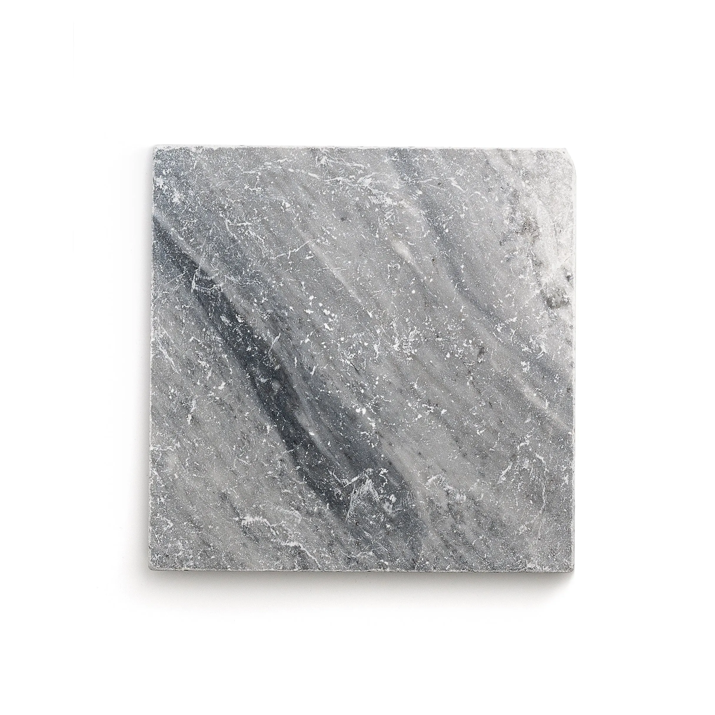 Bardiglio Grey Light 12x12 Marble Tile | Tumbled