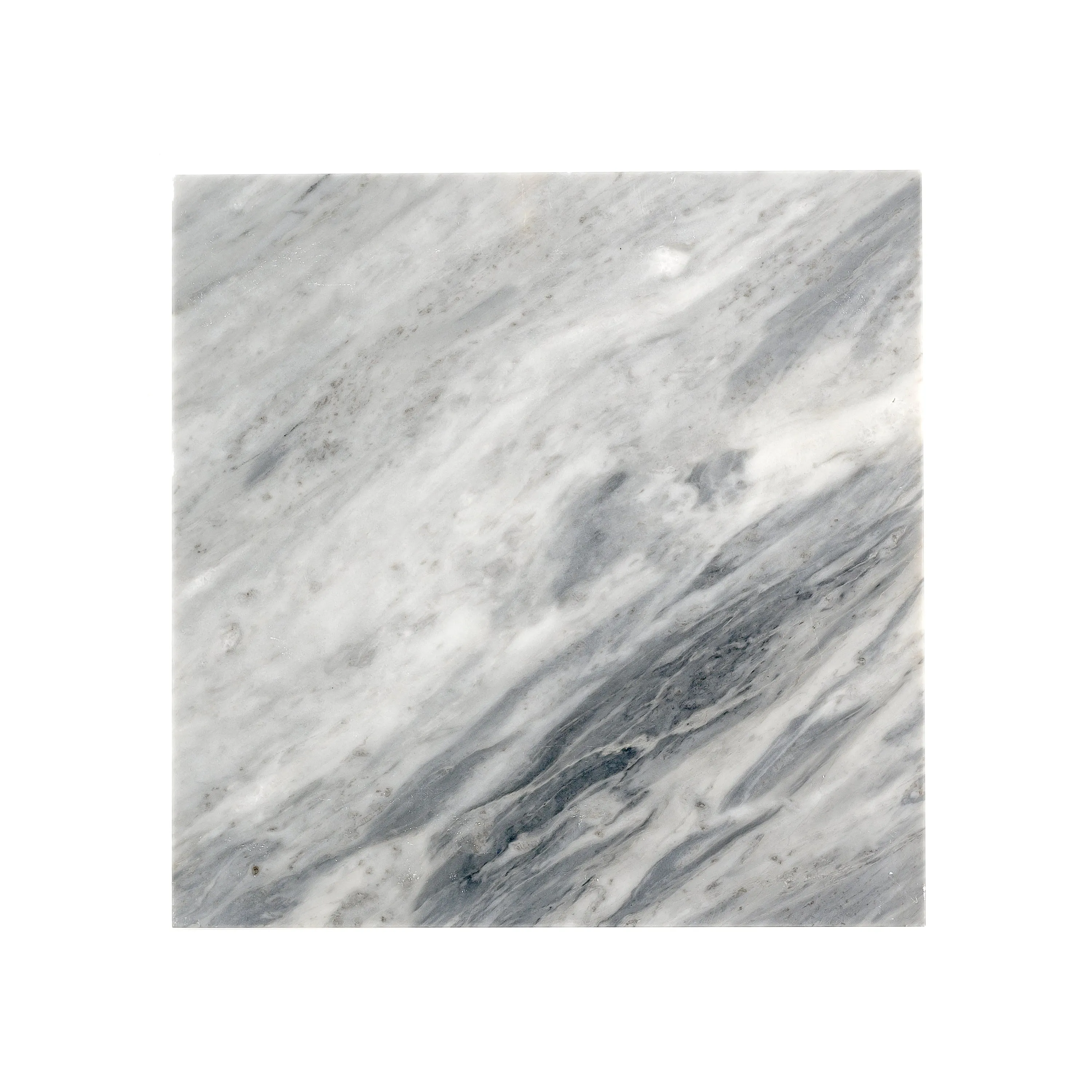 Bardiglio Grey Light 18x18 Marble Tile | Honed