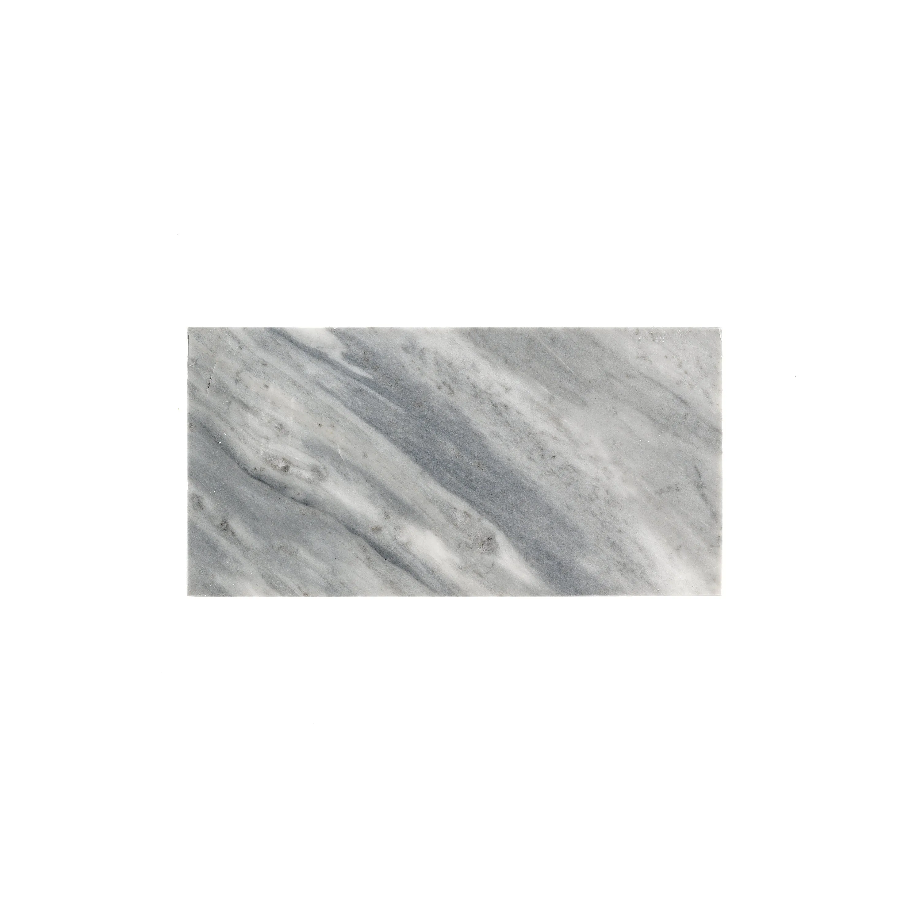 Bardiglio Grey Light 6x12 Marble Tile | Honed