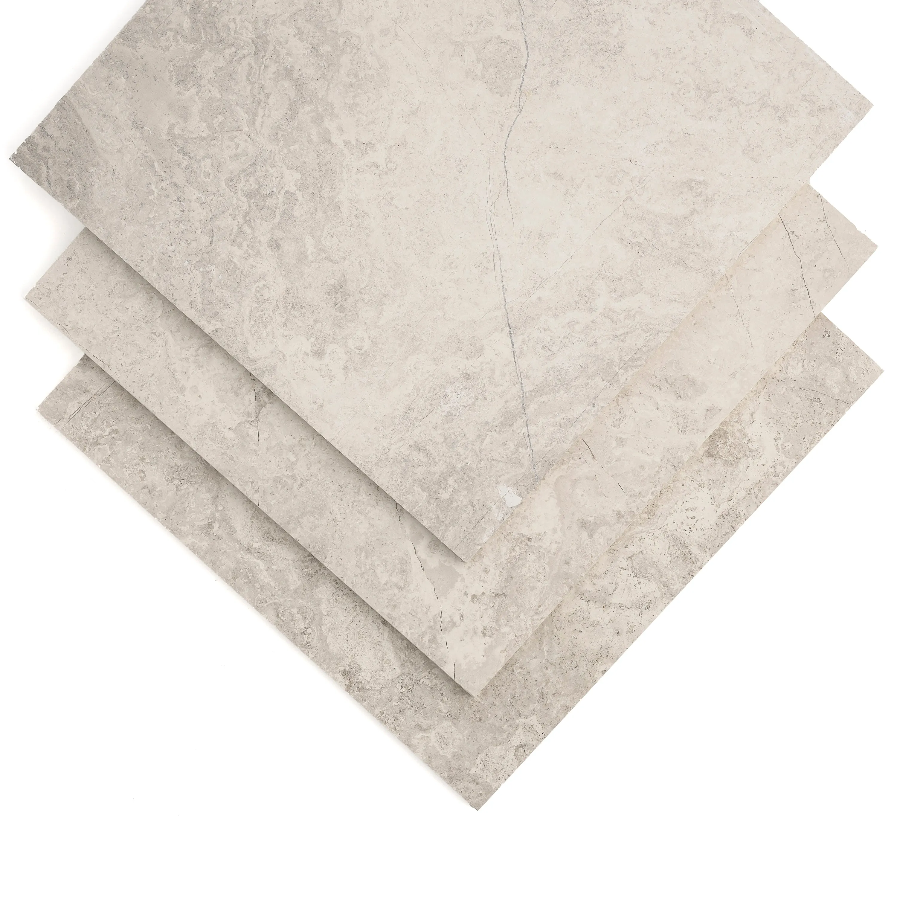 Beige Wave Cross Cut 18x18 Limestone Tile | Honed