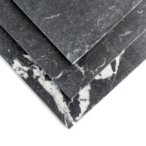 Black 12x12 Moroccan Marble | Tumbled & Honed
