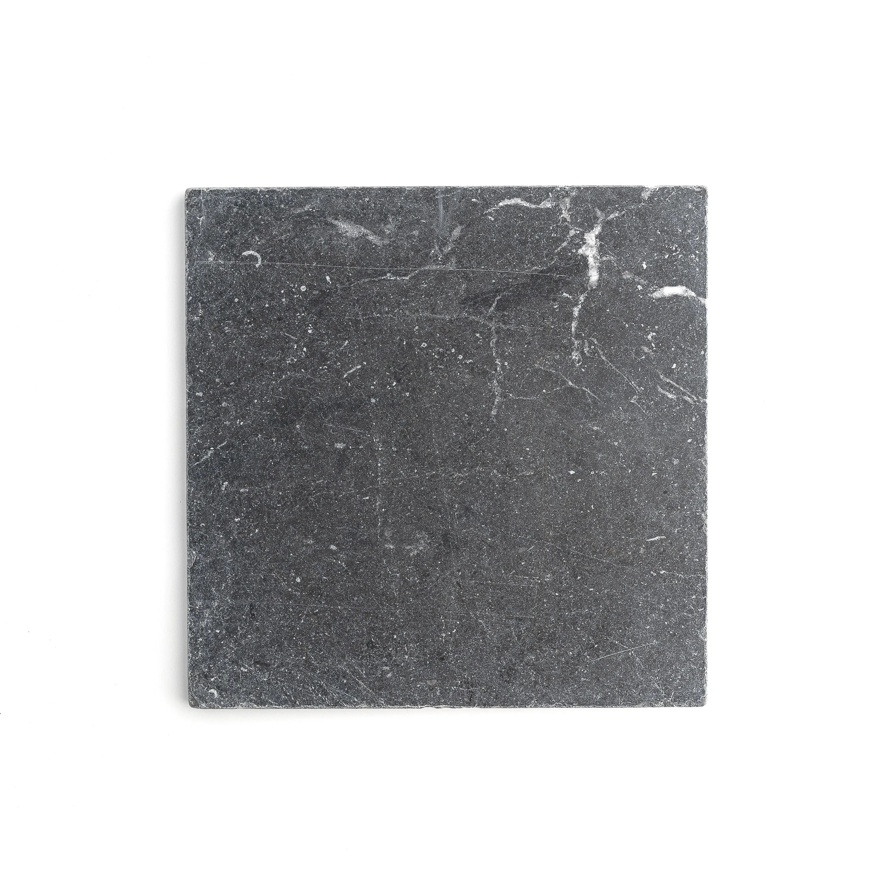 Black 12x12 Moroccan Marble | Tumbled & Honed