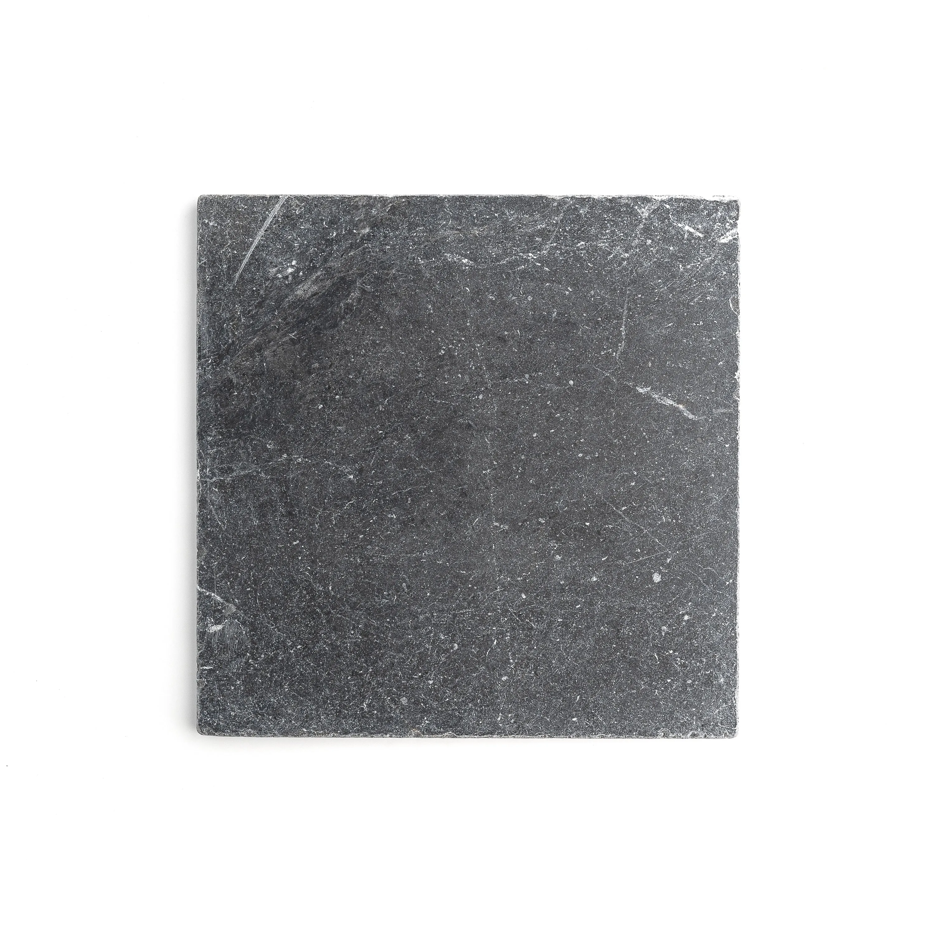 Black 12x12 Moroccan Marble | Tumbled & Honed