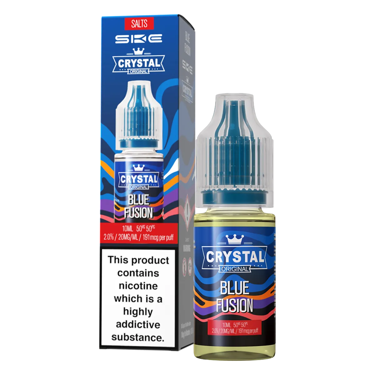 Blue Fusion Nic Salt by SKE Crystal 10ml