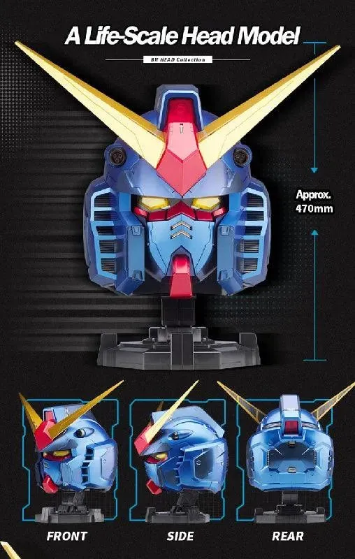 BN Head Collection Vol.1 RX-78-2 Gundam [Metallic Blue Color Ver.] (P-Bandai)