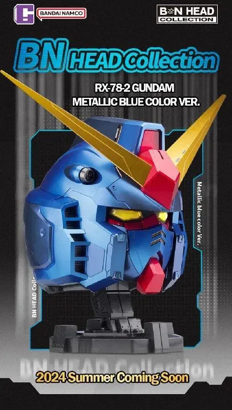 BN Head Collection Vol.1 RX-78-2 Gundam [Metallic Blue Color Ver.] (P-Bandai)