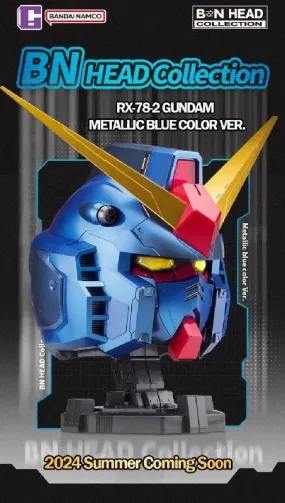 BN Head Collection Vol.1 RX-78-2 Gundam [Metallic Blue Color Ver.] (P-Bandai)