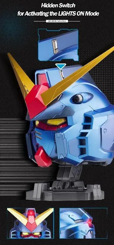 BN Head Collection Vol.1 RX-78-2 Gundam [Metallic Blue Color Ver.] (P-Bandai)