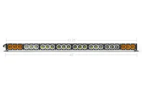 Cali Raised LED 43" Amber/White Dual Function LED Light Bar