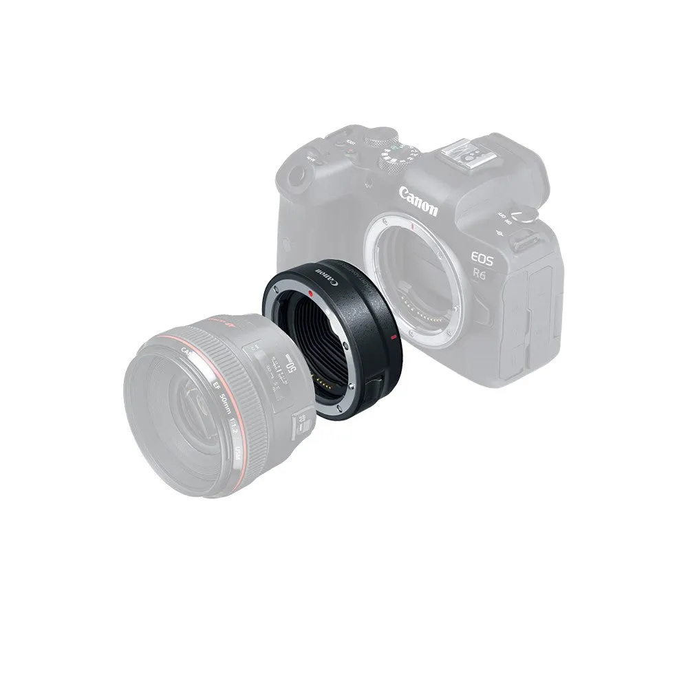 Canon EF-EOS R Mount Adapter for Canon EF / EF-S Lens to RF EOS R Mirrorless Digital Camera Body with Weather Resistant Design, Maintains AF Autofocus and Image Stabilization