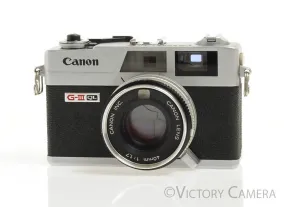 Canonet QL17 QL-17 GIII 35mm Rangefinder Camera w/ 40mm f1.7 Lens -New Seals-