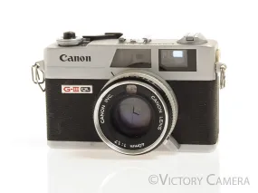 Canonet QL17 QL-17 GIII Rangefinder Camera -Clean, New Seals-