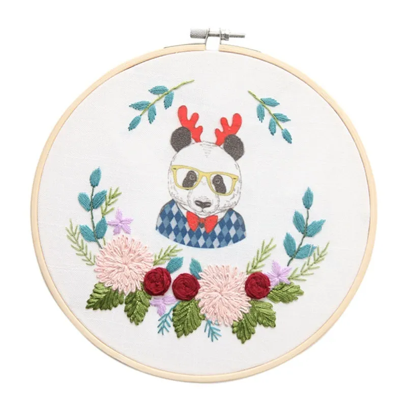 Cartoon Animal Hand Embroidery Children's Day gift