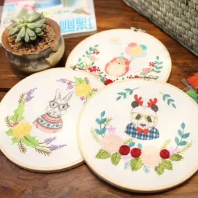 Cartoon Animal Hand Embroidery Children's Day gift