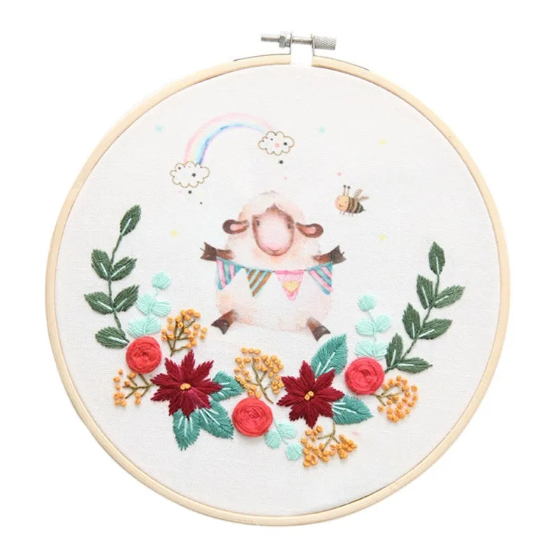 Cartoon Animal Hand Embroidery Children's Day gift