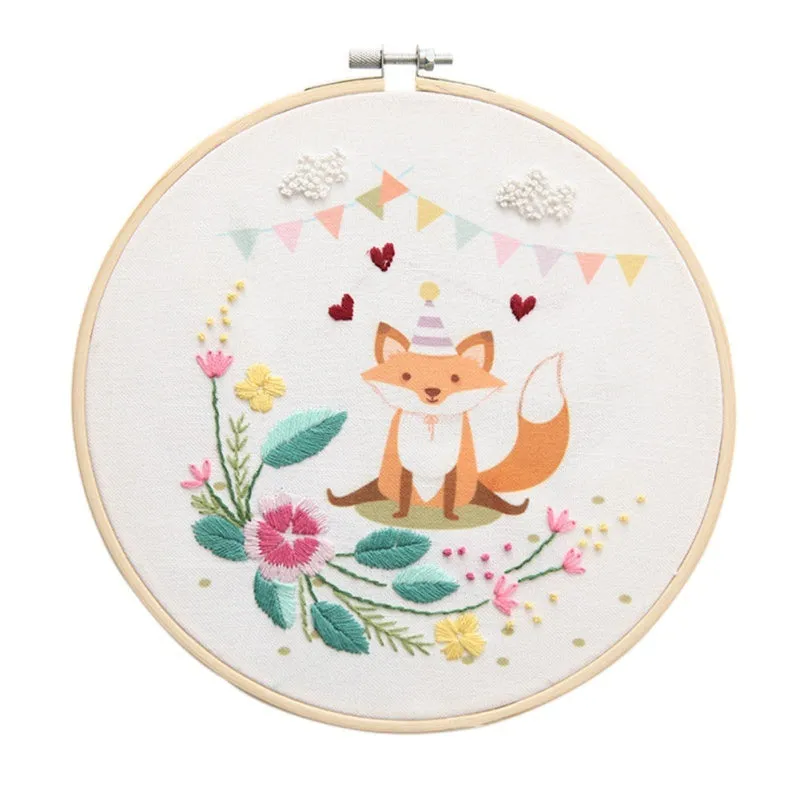 Cartoon Animal Hand Embroidery Children's Day gift