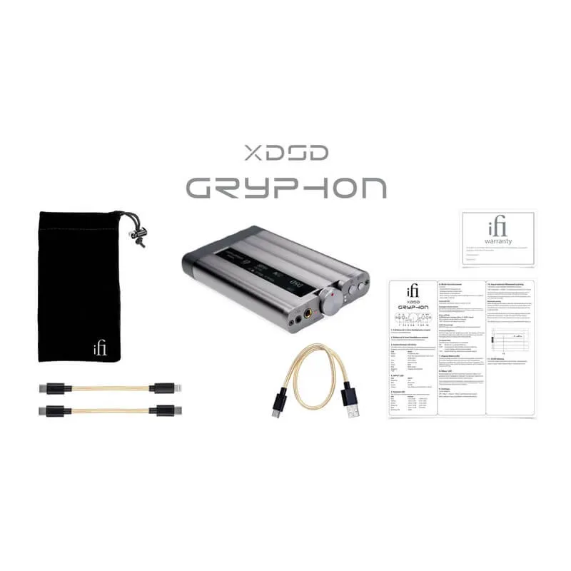 Dan Clark Audio Aeon 2 Noire   iFi Audio xDSD Gryphon Portable DAC/Amp Bundle